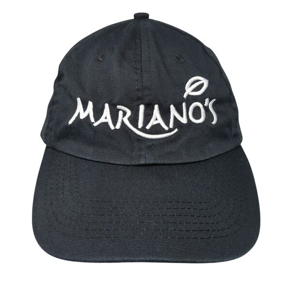 Mariano's Slideback Baseball Cap Black One Size Adjustable Embroidered WearGuard - Picture 1 of 9